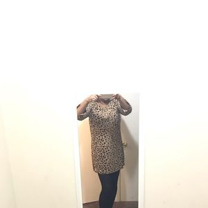 All season cheetah dress.
